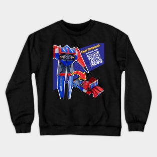 Transforming Paper Toy Crewneck Sweatshirt